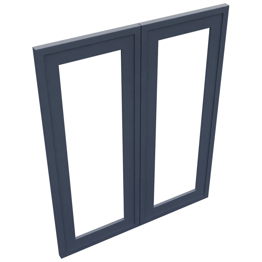 Fabuwood Luna Indigo DS DFG2430 Wall Prepped Door, Top View