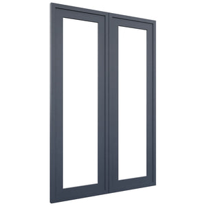 Fabuwood Luna Indigo DS DFG2436 Wall Prepped Door, Front View