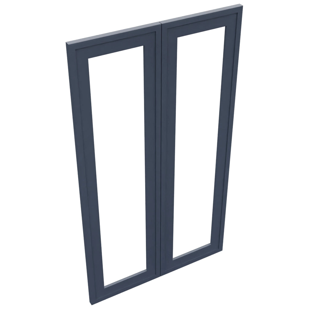 Fabuwood Luna Indigo DS DFG2442 Wall Prepped Door, Top View