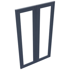 Fabuwood Luna Indigo DS DFG2442 Wall Prepped Door, Top View