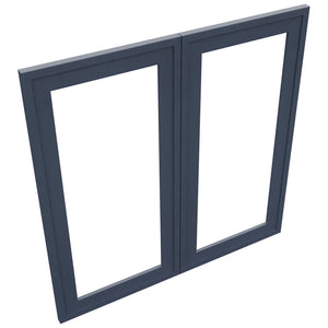 Fabuwood Luna Indigo DS DFG3030 Wall Prepped Door, Top View