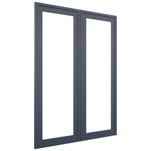 Fabuwood Luna Indigo DS DFG3042 Wall Prepped Door, Front View