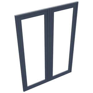 Fabuwood Luna Indigo DS DFG3042 Wall Prepped Door, Top View