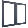 Fabuwood Luna Indigo DS DFG3630 Wall Prepped Door, Front View