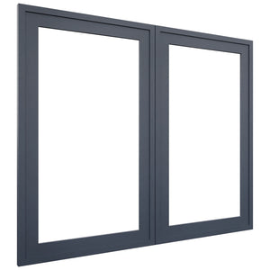 Fabuwood Luna Indigo DS DFG3630 Wall Prepped Door, Front View