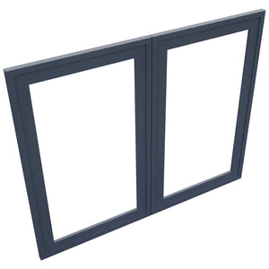 Fabuwood Luna Indigo DS DFG3630 Wall Prepped Door, Top View