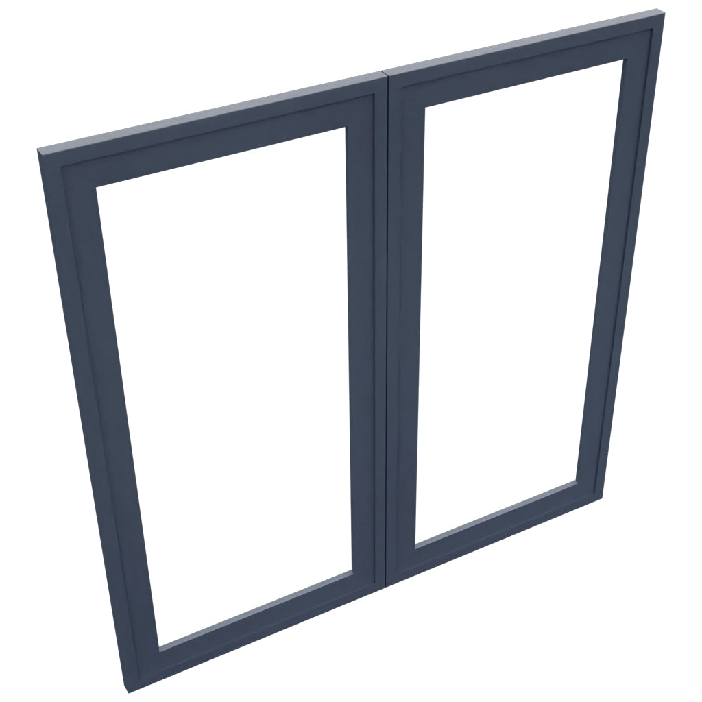 Fabuwood Luna Indigo DS DFG3636 Wall Prepped Door, Top View