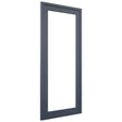 Fabuwood Luna Indigo DS DFGD2436 Wall Prepped Door, Front View