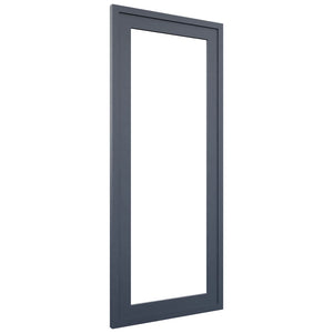 Fabuwood Luna Indigo DS DFGD2436 Wall Prepped Door, Front View