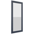 Fabuwood Luna Indigo DS GDW1842 Wall Glass Door, Front View