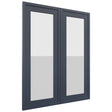 Fabuwood Luna Indigo DS GDW2430 Wall Glass Door, Front View