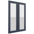 Fabuwood Luna Indigo DS GDW2436 Wall Glass Door, Front View