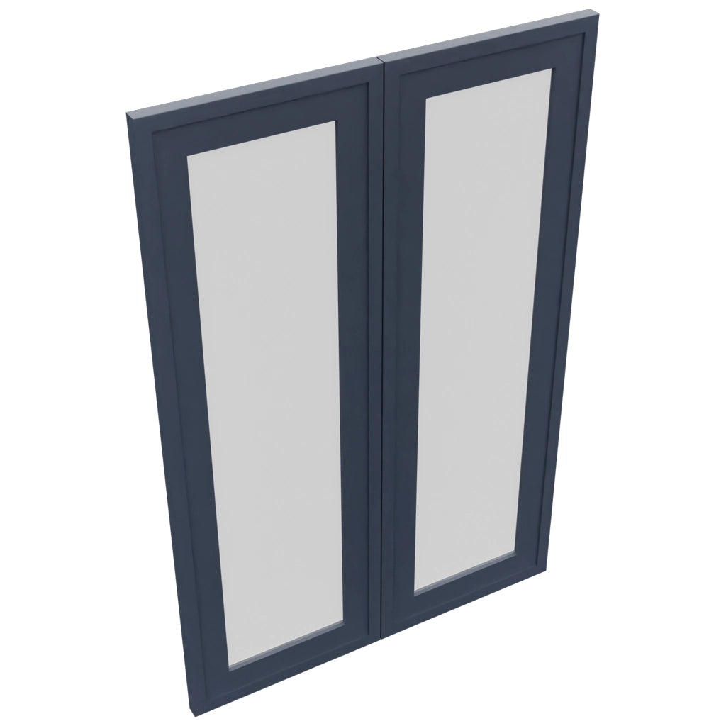 Fabuwood Luna Indigo DS GDW2436 Wall Glass Door, Top View