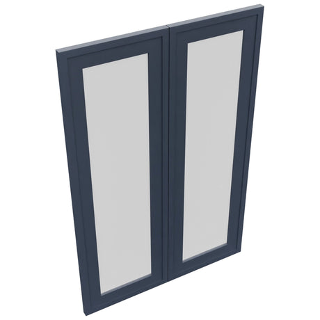 Fabuwood Luna Indigo DS GDW2436 Wall Glass Door, Top View