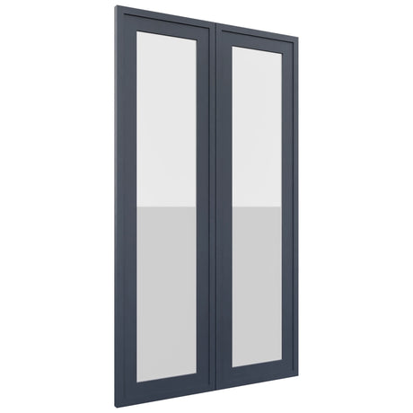 Fabuwood Luna Indigo DS GDW2442 Wall Glass Door, Front View