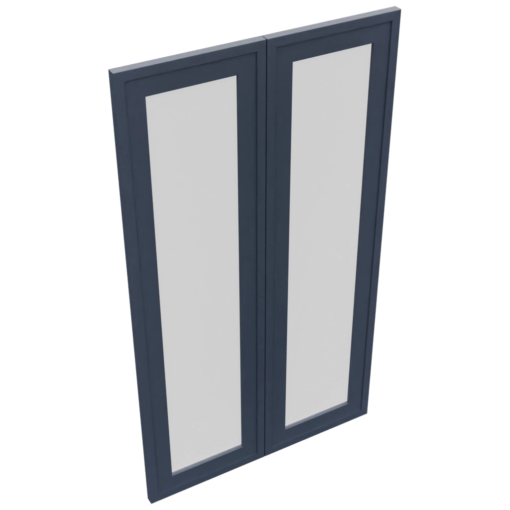 Fabuwood Luna Indigo DS GDW2442 Wall Glass Door, Top View