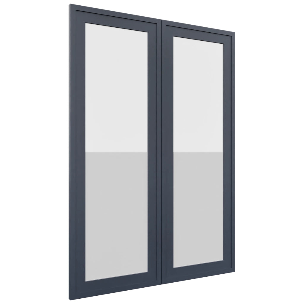 Fabuwood Luna Indigo DS GDW3042 Wall Glass Door, Front View