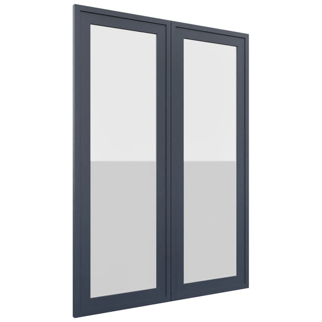 Fabuwood Luna Indigo DS GDW3042 Wall Glass Door, Front View