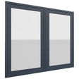 Fabuwood Luna Indigo DS GDW3630 Wall Glass Door, Front View