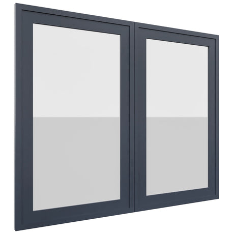 Fabuwood Luna Indigo DS GDW3630 Wall Glass Door, Front View