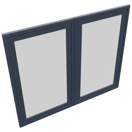 Fabuwood Luna Indigo DS GDW3630 Wall Glass Door, Top View