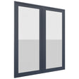Fabuwood Luna Indigo DS GDW3642 Wall Glass Door, Front View