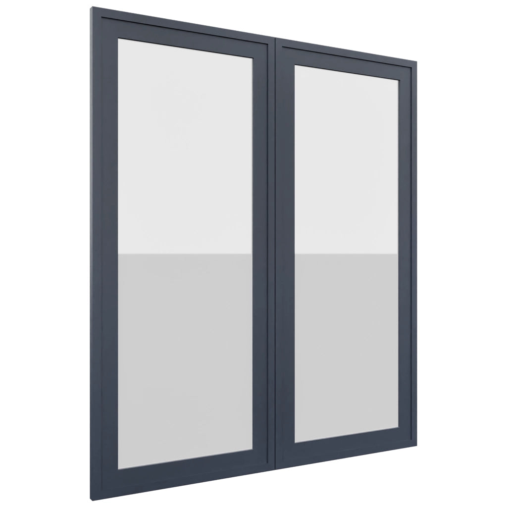 Fabuwood Luna Indigo DS GDW3642 Wall Glass Door, Front View