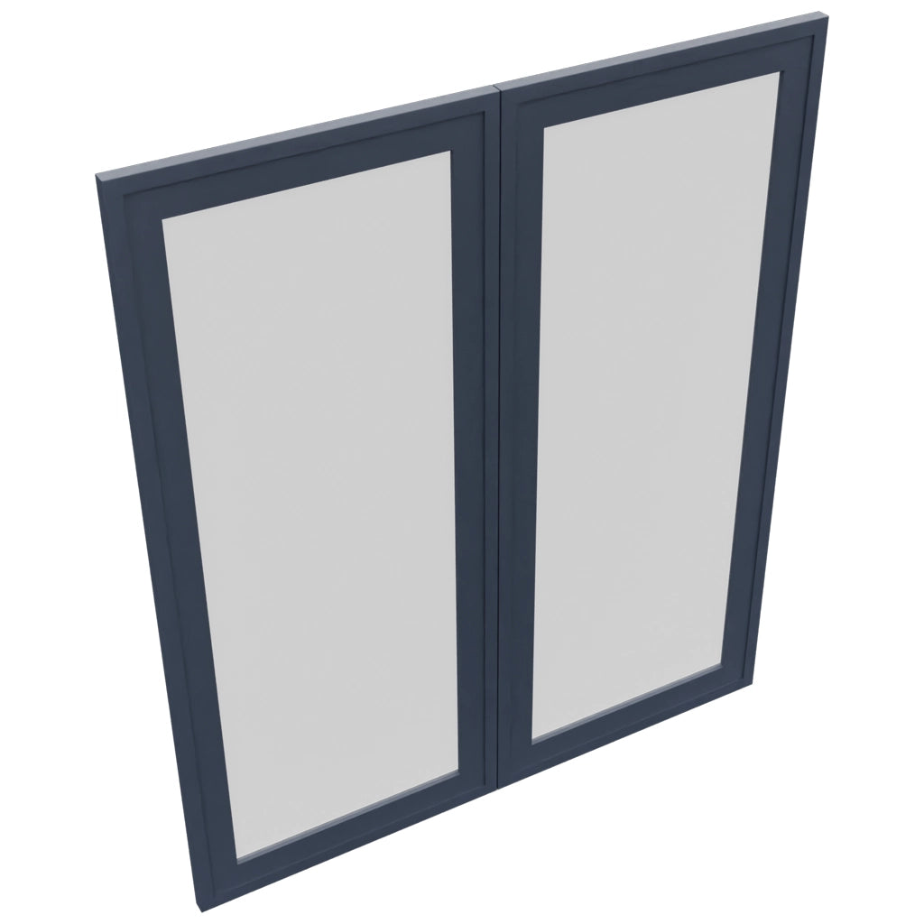 Fabuwood Luna Indigo DS GDW3642 Wall Glass Door, Top View