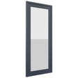 Fabuwood Luna Indigo DS GDWDC2436 Wall Glass Door, Front View