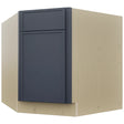 Fabuwood Luna Indigo DSB36 Base Corner Diagonal Sink Cabinet, Front View