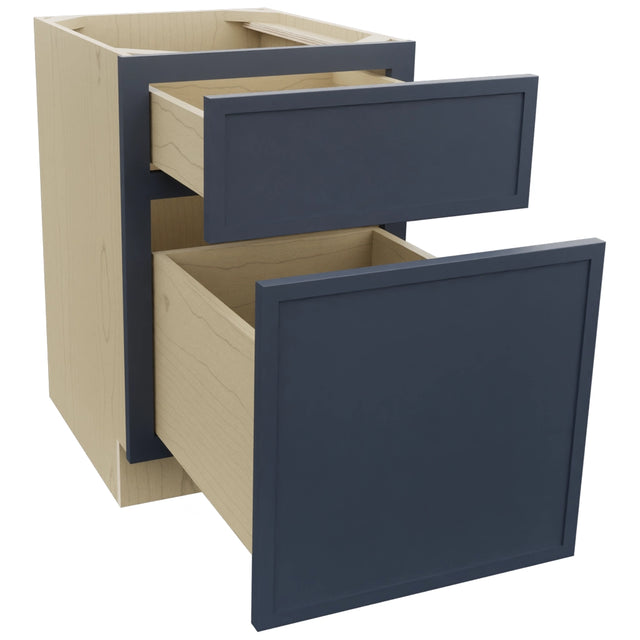 Fabuwood Luna Indigo FD18 Vanity Desk, Open View