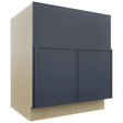 Fabuwood Luna Indigo FS30 Base Farm Sink Cabinet, Front View