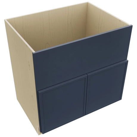 Fabuwood Luna Indigo FS33 Base Farm Sink Cabinet, Top View