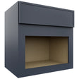 Fabuwood Luna Indigo MC303021 Wall Microwave Cabinet, Front View