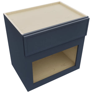Fabuwood Luna Indigo MC303021 Wall Microwave Cabinet, Top View