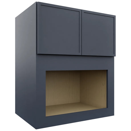 Fabuwood Luna Indigo MC303621 Wall Microwave Cabinet, Front View