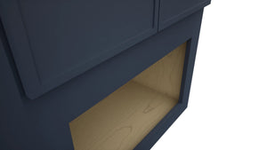Fabuwood Luna Indigo MC303621 Wall Microwave Cabinet, Detail View