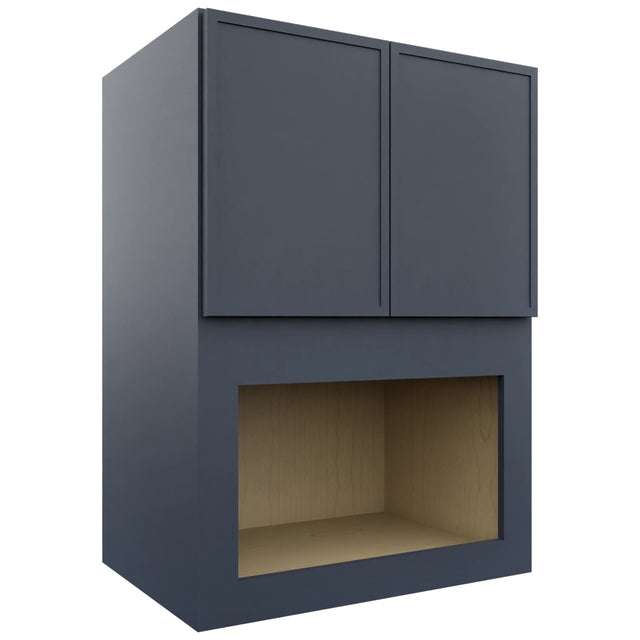 Fabuwood Luna Indigo MC304221 Wall Microwave Cabinet, Front View
