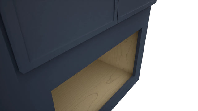 Fabuwood Luna Indigo MC304221 Wall Microwave Cabinet, Detail View