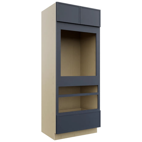 Fabuwood Luna Indigo OC3384D Tall Oven Cabinet Double, Front View