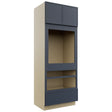 Fabuwood Luna Indigo OC3390D Tall Oven Cabinet Double, Front View