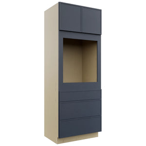 Fabuwood Luna Indigo OC3390S Tall Oven Cabinet Single, Front View
