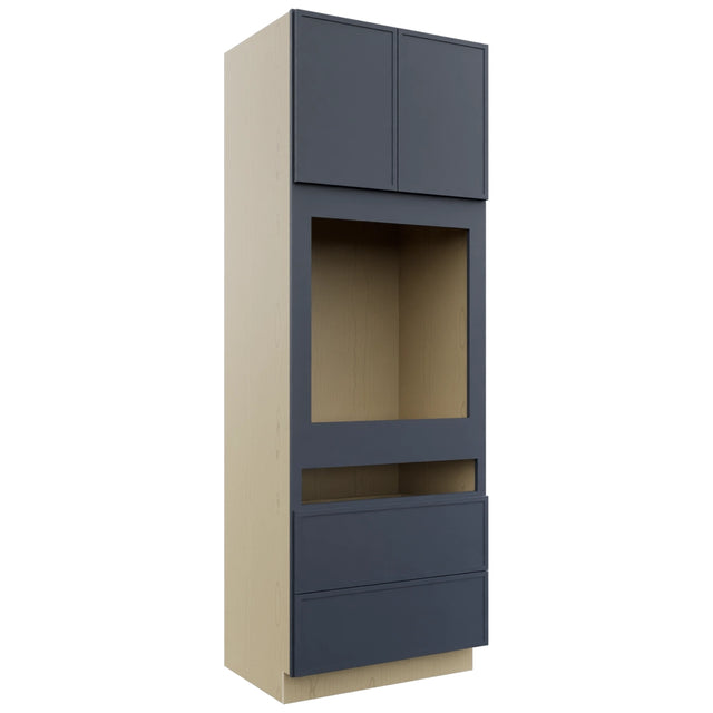 Fabuwood Luna Indigo OC3396C Tall Oven Cabinet Combo, Front View