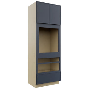 Fabuwood Luna Indigo OC3396D Tall Oven Cabinet Double, Front View