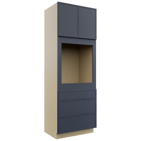 Fabuwood Luna Indigo OC3396S Tall Oven Cabinet Single, Front View