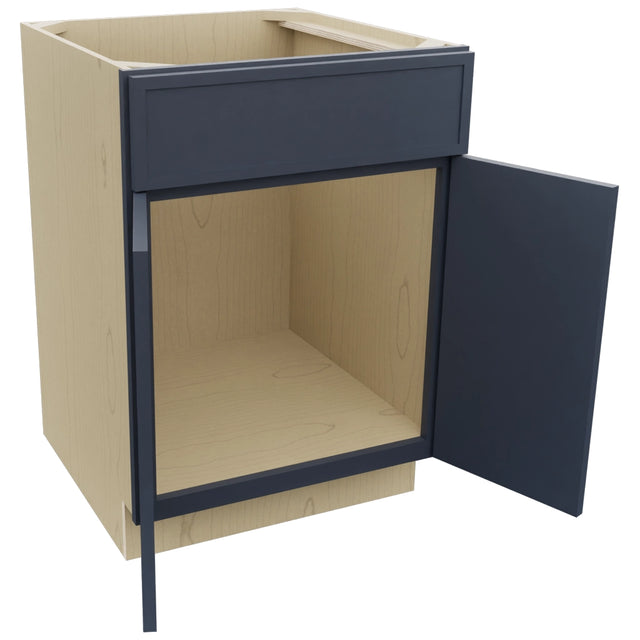 Fabuwood Luna Indigo SB24 Base Sink Cabinet, Open View