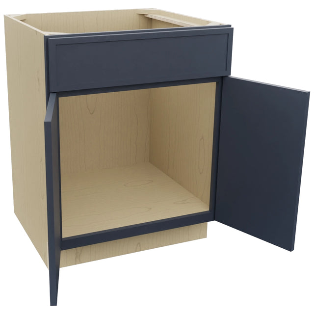 Fabuwood Luna Indigo SB27 Base Sink Cabinet, Open View