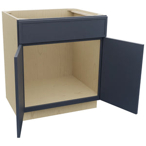 Fabuwood Luna Indigo SB30 Base Sink Cabinet, Open View