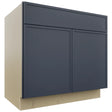 Fabuwood Luna Indigo SB36SDF Base Sink Cabinet, Front View