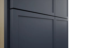 Fabuwood Luna Indigo TP241290 Tall Pantry Cabinet, Detail View